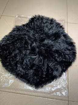 Fur hair bonnet